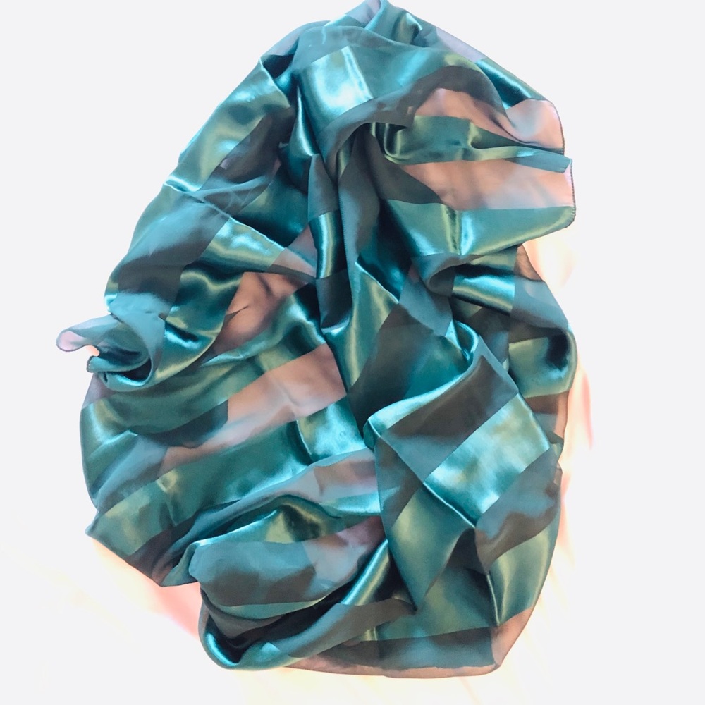Large Square Vintage Silk Scarf
